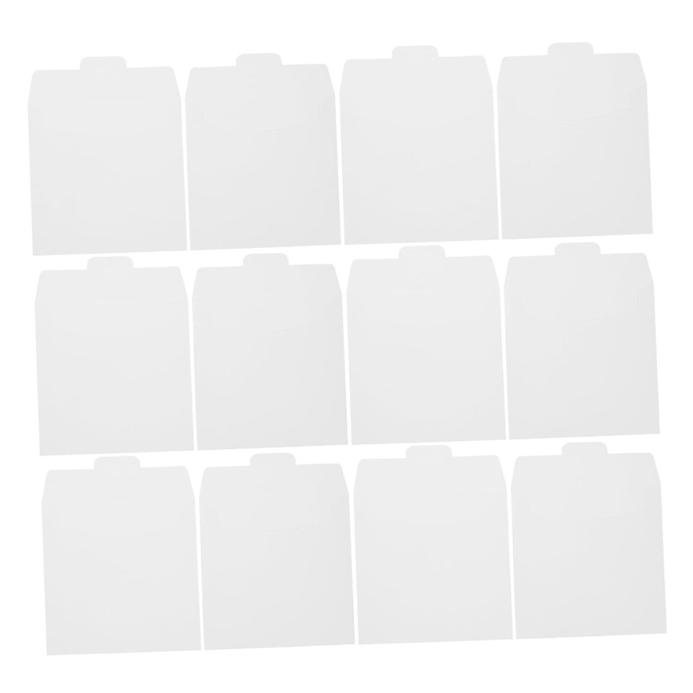 TOPPERFUN 50pcs Paper Cd Cases Cd Storage Bags Sleeves for Discs DVD Cases Envelopes Paper Sleeves