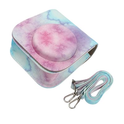 DIYEAH 1pc Vintage Pu Camera Case for Instant Camera Mini Lightweight Scratch Protective Pouch Compact Storage