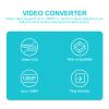 DOITOOL to Adapter Video Converter for Projectors Monitors Portable Multi-Function Adapter Digital Analog Chip Non-Audio Output Shell view 3