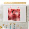 HEALLILY Valentine's Day Heart Shape Wind Board Decorative Fringe Curtain for Parties view 3