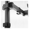 Arm Monitor, Single Monitor Mount for 1332" Screens up to 17.6 lbs, Adjustable Monitor Mount Arm Full Motion with C-Clamp & Grommet Base, Max VESA 100x100mm Monitor Arm Stand Adjustable view 3
