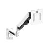 Arm Monitor, Aluminum Single Monitor Wall Mount, Full Motion Pneumatic Spring Monitor Mount Arm for Screens up to 32 inches and 19.8 lbs, Max VESA 100x100 Monitor Arm Stand Adjustable view 2