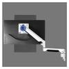 Arm Monitor, Aluminum Single Monitor Wall Mount, Full Motion Pneumatic Spring Monitor Mount Arm for Screens up to 32 inches and 19.8 lbs, Max VESA 100x100 Monitor Arm Stand Adjustable view 4