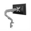 Arm Monitor, Single Monitor Arm Fits 17-30" Screens Within 19.8 lbs, Adjustable Gas Spring Monitor Desk Mount with C-Clamp & Grommet Base, Max VESA 100x100mm Monitor Arm Stand Adjustable(Silver Gray) view 1