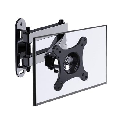 Arm Monitor, Single Monitor Wall Mount for Most 10-27" Monitors Within 33.0 lbs, Full Motion Adjustable Wall Mount Articulating Arms Swivel Tilt Extension Rotation Monitor Arm Stand Adjustable
