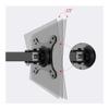 Arm Monitor, Single Monitor Wall Mount for Most 10-27" Monitors Within 33.0 lbs, Full Motion Adjustable Wall Mount Articulating Arms Swivel Tilt Extension Rotation Monitor Arm Stand Adjustable view 4