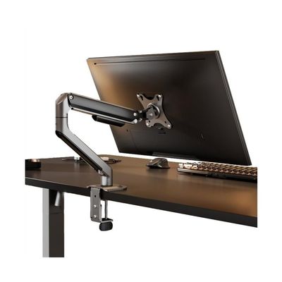 Arm Monitor, Single Monitor Mount - Single Monitor Arm Desk Mount, Fully Adjustable Mechanical Spring Monitor Arm with VESA Mount, Fits 17-32" Screens Within 19.8 lbs Monitor Arm Stand Adjustable