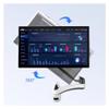 Arm Monitor, Monitor Wall Mount for 15-32 inch Screens, Gas Spring Single Wall Mount Monitor Arm Holds up to 17.6lbs, VESA 75x75/100x100 mm Monitor Arm Stand Adjustable(Black) view 4