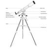 102mm Large Astronomical for Professionals, Children's Ultra-Clear Space RefractorSky Monocular Adults Kids Monoscope Xmas Gift White,E view 2