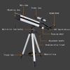,60mm Aperture 500mm Mount Astronomical Refracting,HD Low Light Night Vision,Portable with Tripod, and Finders Scope view 3
