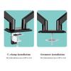 Arm Monitor, Dual Monitor Mount for Most 17-30" Screens, Each Arm Holds Max 19.8lbs, Dual Monitor Desk Mount Arm with Height-Adjustable/Tilt/Swivel/Rotate Monitor Arm Stand Adjustable(Black) view 3