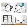 Arm Monitor, Dual Monitor Mount for Most 17-30" Screens, Each Arm Holds Max 19.8lbs, Dual Monitor Desk Mount Arm with Height-Adjustable/Tilt/Swivel/Rotate Monitor Arm Stand Adjustable(Black) view 4