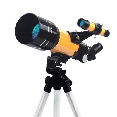 , 70mm Aperture Astronomical Refractor with an Adjustable Tripod Astronomical with Smartphone Adapter Great Gift for Kids Beginners to Explore Moon and Planets