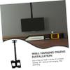 Alipis Universal Tv Hanging Bracket Monitor Stand 360 Rotation Wall-mount Tv Bracket for Living Room/balcony/dining Room view 3