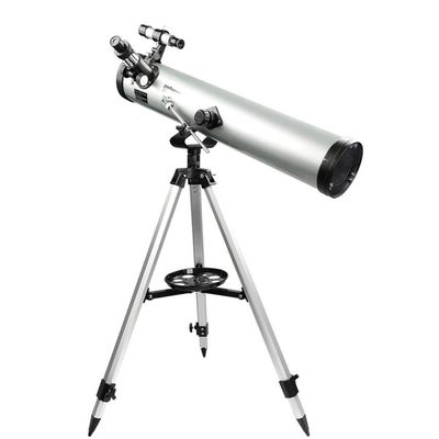 , 114mm Aperture Astronomical Refractor with Adjustable Height Tripod Reflector for Kids Adults Beginners Great Astronomy Gift to Explore Moon and Planets