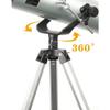 , 114mm Aperture Astronomical Refractor with Adjustable Height Tripod Reflector for Kids Adults Beginners Great Astronomy Gift to Explore Moon and Planets view 3