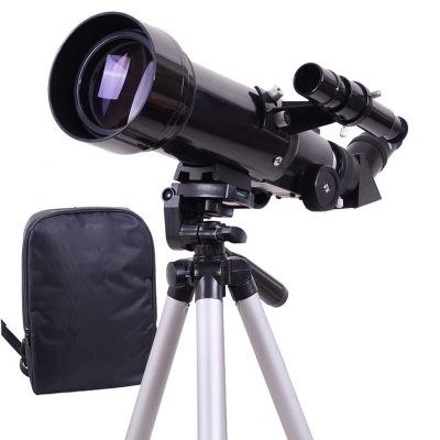 Astronomisches Teleskop, Klares Tragbares Refraktor Teleskop Sets, Verstellbares Tripod-RucksackBeobachtung von Himmel