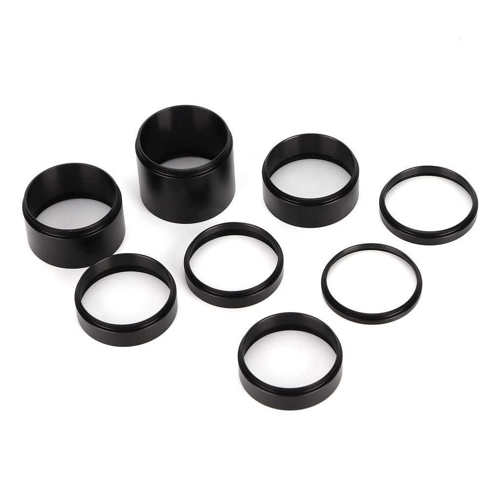 Camera Lens Adapter Ring M42x0.75mm, Aluminum Alloy, Multiple Sizes - Durable CNC Precision, Wear - Surface, Ideal for Photographers and Lens Compatibility