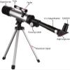 Refracting 360x50mm Astronomical Tube Refractor Monocular Spotting Scope with Tripod Astronomical view 3
