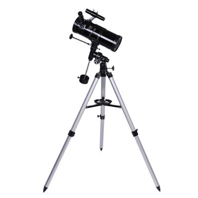 110mm Large Reflector for Beginners Adults, 500X Monoscope Space Astronomical Reflector s with Height Adjustable Aluminum Tripod,Black