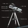 76mm Refractor with Tripod & Finder Scope,Best s Planets,Beginner Refracting Astronomy,Low Light Night Vision Waterproof HD Double The Comfor view 4