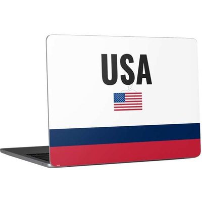 Skinit Decal Laptop Skin Compatible with MacBook Air 13in M4 (2025) - USA American Flag Design