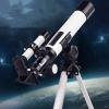 400mm Focal Length AZ Mount Astronomical Refracting,Multi-Coated Optics and BaK-4 Prisms,Low Light Night Vision,with Tripod Phone Adapter view 2