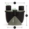 10X25 HD Wide Vision 100% Optical Binoculars Compact High Optical Lens Outdoor Tourism Camping view 2