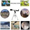 Children Astronomical,360X50mm Tube Optical Refractor s for s Beginner Outdoor Monocular Spotting Scope + Aluminum Tripod + Moon Fi view 3