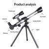 for Kids Astronomy Beginners, with Tripod, Astronomical Refracting, with 3 Magnification Eyepieces, 2021 Gifts view 3