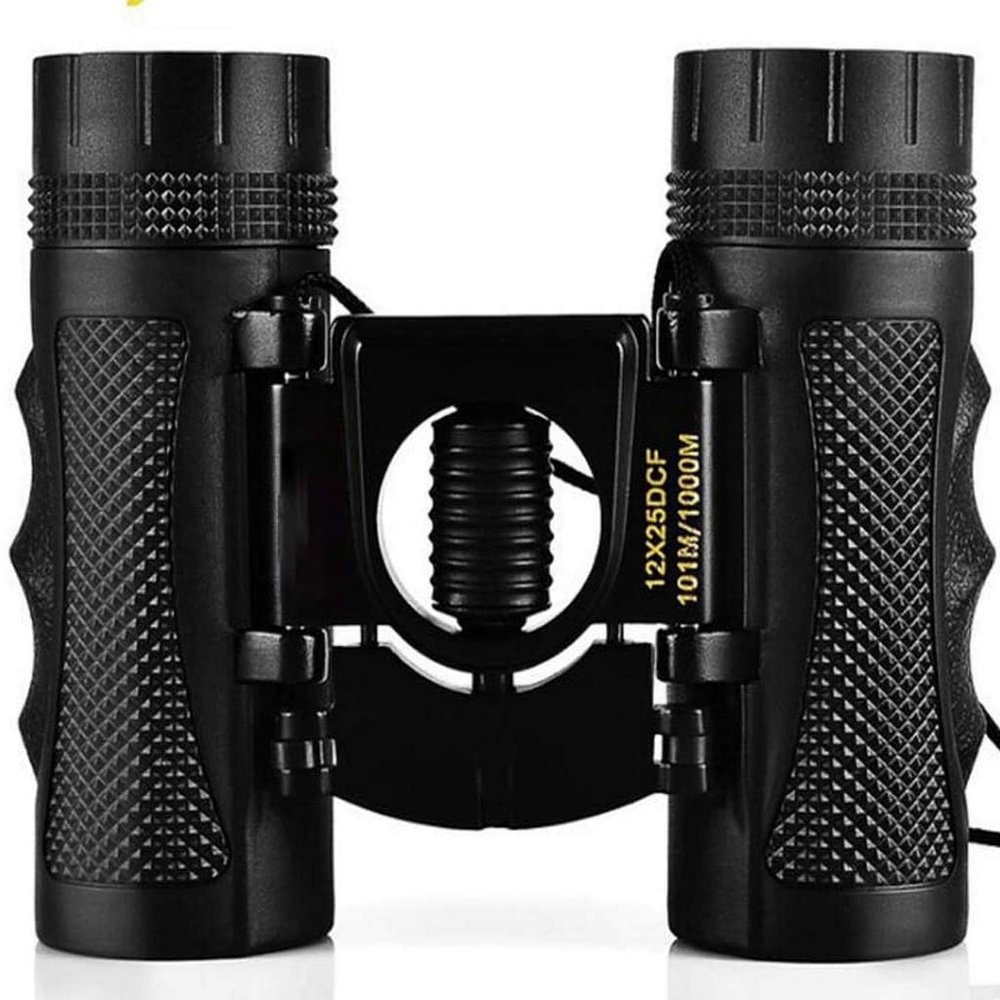 10X25DCF Compact Binoculars, FMC Multi Green Coated Waterproof Folding Pocket Binocular for Bird Watching, Hiking, Hunting, Sightseeing
