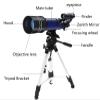 Astronomical,for Kids Beginners,Adults 70mm Astronomical Refractor s Monocular,with Height Adjustable Tripod,Phone Mount,White view 2