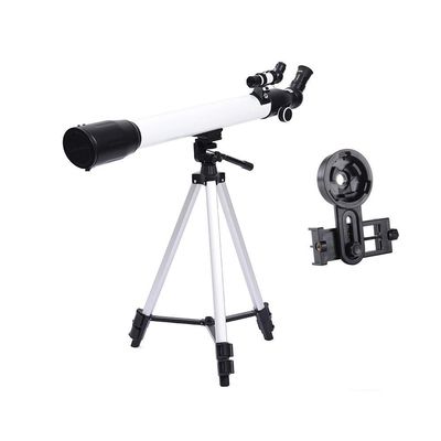 for Adults Beginners Kids, 60mm Aperture 700mm AZ Astronomical Compact Refractor with Smartphone Adapter and Tripod BAK4 Prism FMC Lens for Astronomy Observe Mo