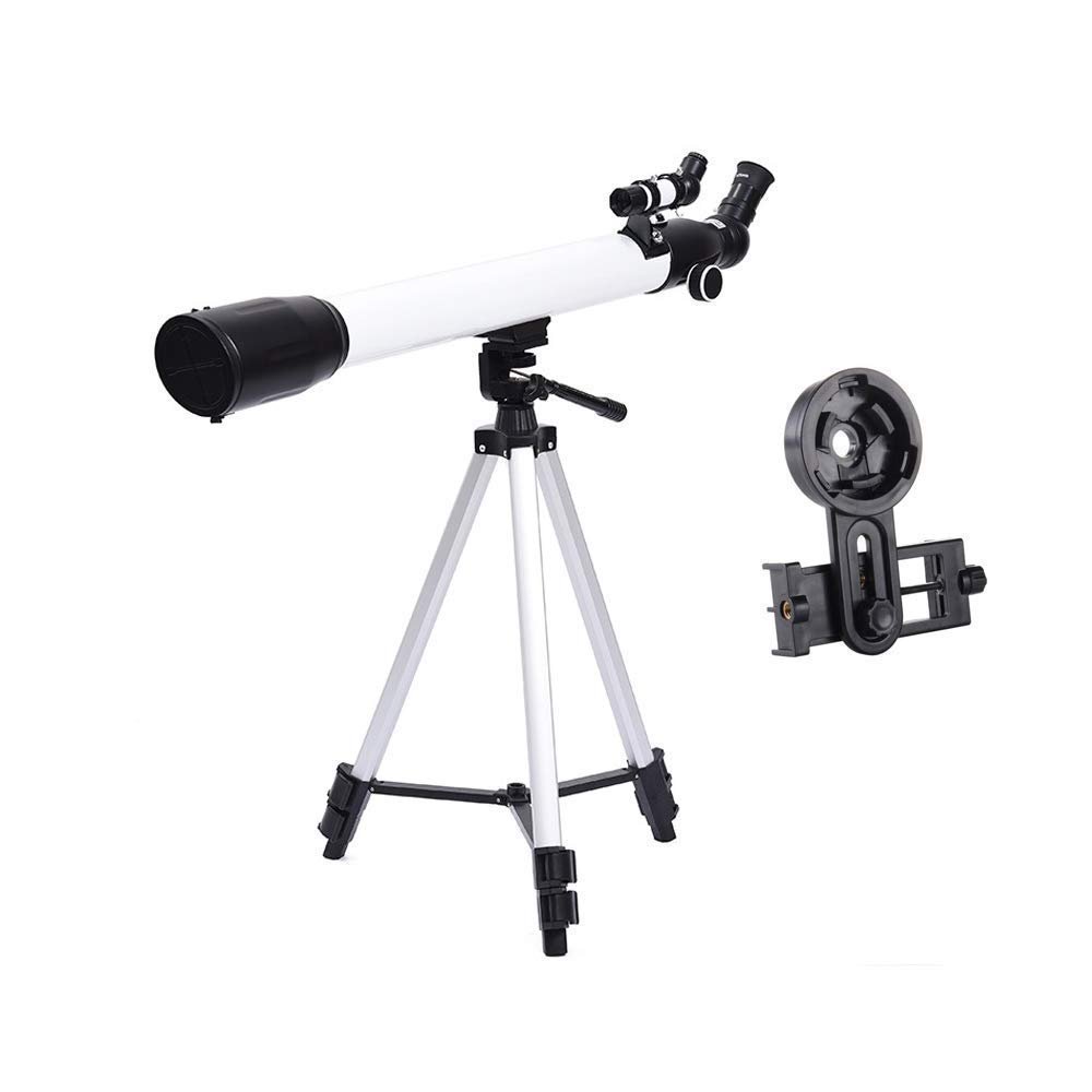 for Adults Beginners Kids, 60mm Aperture 700mm AZ Astronomical Compact Refractor with Smartphone Adapter and Tripod BAK4 Prism FMC Lens for Astronomy Observe Mo