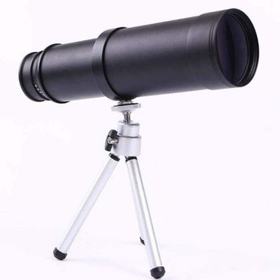 10x30 Lightweight Monoculars, High Transmittance FMC 50MM Big Eyepiece with Tripod, Metal Body