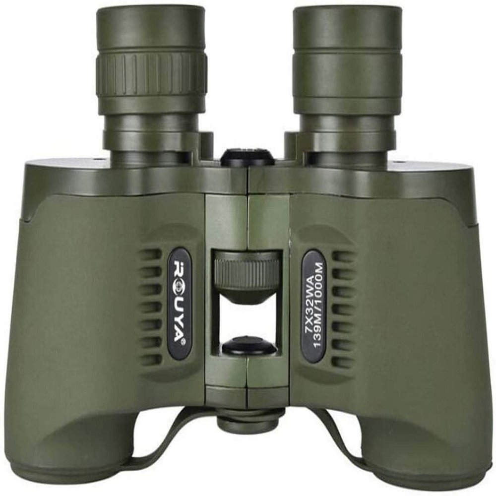 7X32 Binoculars for Adult, HD Professional FMC Broadband Green Film Binoculars, BAK4 Prism System for Outdoor Hunting Travel