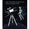 for Kids Adults Beginners, 70mm Aperture 300mm for Astronomy BAK4 Prism Lens Astronomical Refractor with Smartphone Mount and Tripod to Explore Moon Planets view 2