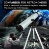 ,76Mm Aperture Mount Astronomical Refracting Adjustable Portable Travel s with Phone Adapter Ideal for Beginners view 3