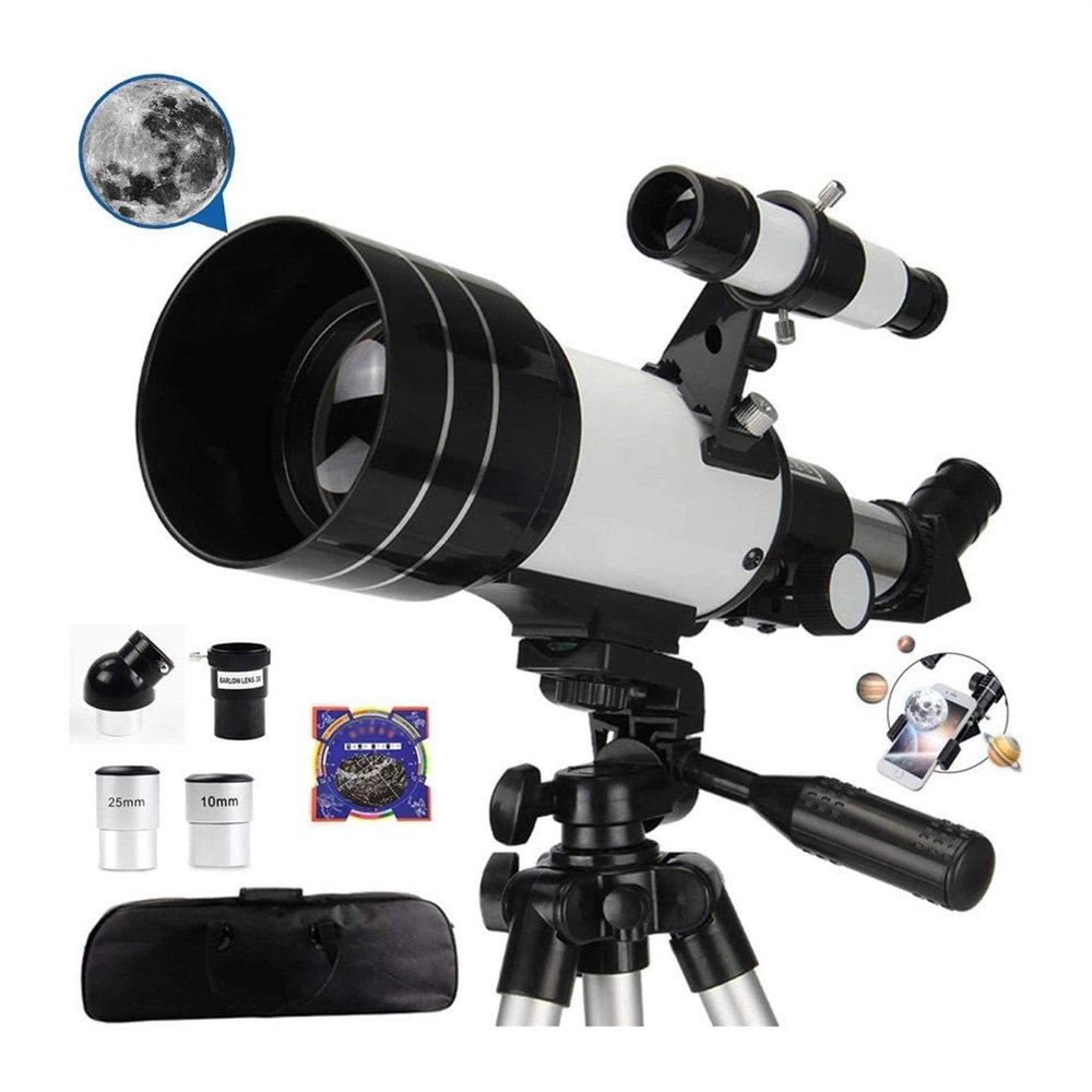 s for Kids, Scope for Kids Beginners 70Mm Aperture 400Mm with Tripod Eyepiece Finder and Smartphone Adapter