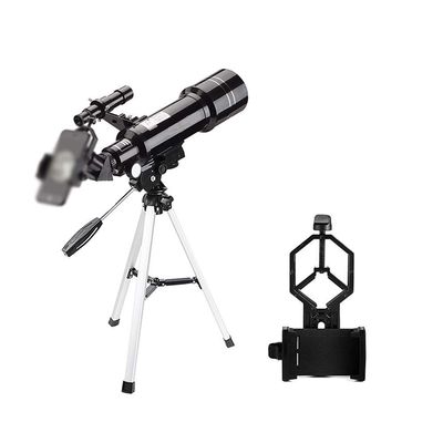 for Kids Adults Beginners, 70mm Aperture BAK4 Prism FMC Lens Astronomical Refractor 400mm for Astronomy with Smartphone Mount and Tripod to Explore Moon Planets