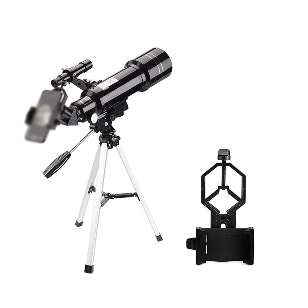 for Kids Adults Beginners, 70mm Aperture BAK4 Prism FMC Lens Astronomical Refractor 400mm for Astronomy with Smartphone Mount and Tripod to Explore Moon Planets