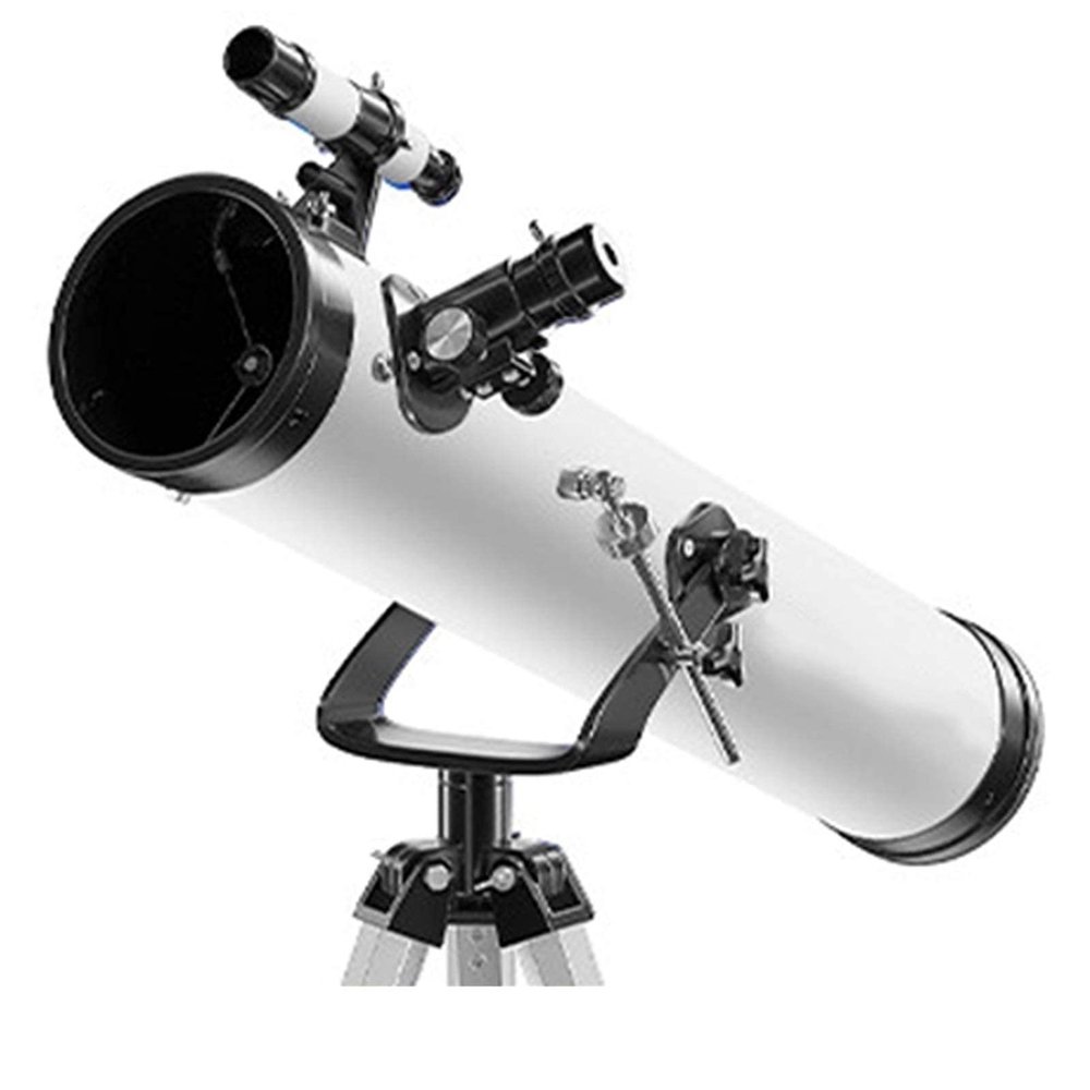 114mm Reflective with Tripod & Planetary Mirror for Kids & Astronomy Beginners, Portable with 3 Magnification Eyepieces