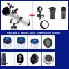 114mm Reflective with Tripod & Planetary Mirror for Kids & Astronomy Beginners, Portable with 3 Magnification Eyepieces view 2