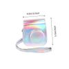 ARTIBETTER Instant Camera Storage Case for Mini and Stylish Pu Photography Bag Scratch Design Shoulder Strap for Travel and Everyday Use view 2