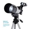 , Astronomical Refractor with Smartphone Mount and an Tripod 15-140X Reflector Ideal for BeginnersScope to Observe Moon Planet view 3