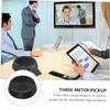 Gadpiparty 1pc Omnidirectional USB Microphone Professional Desktop Mic for Conference Calls Live Streaming and Voice Chat Black Design view 3