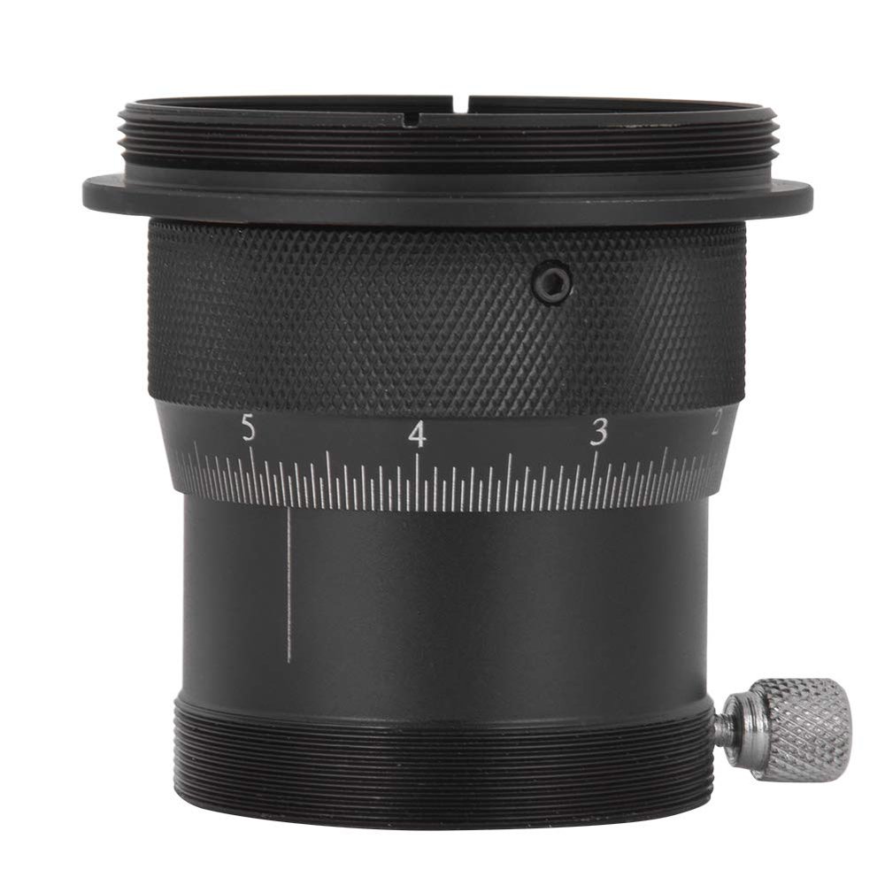 Aluminium Alloy 1.25inches Double Helical Focuser, High Precision 10mm Focusing Stroke, Telescope Accessory, Lightweight and Compact,