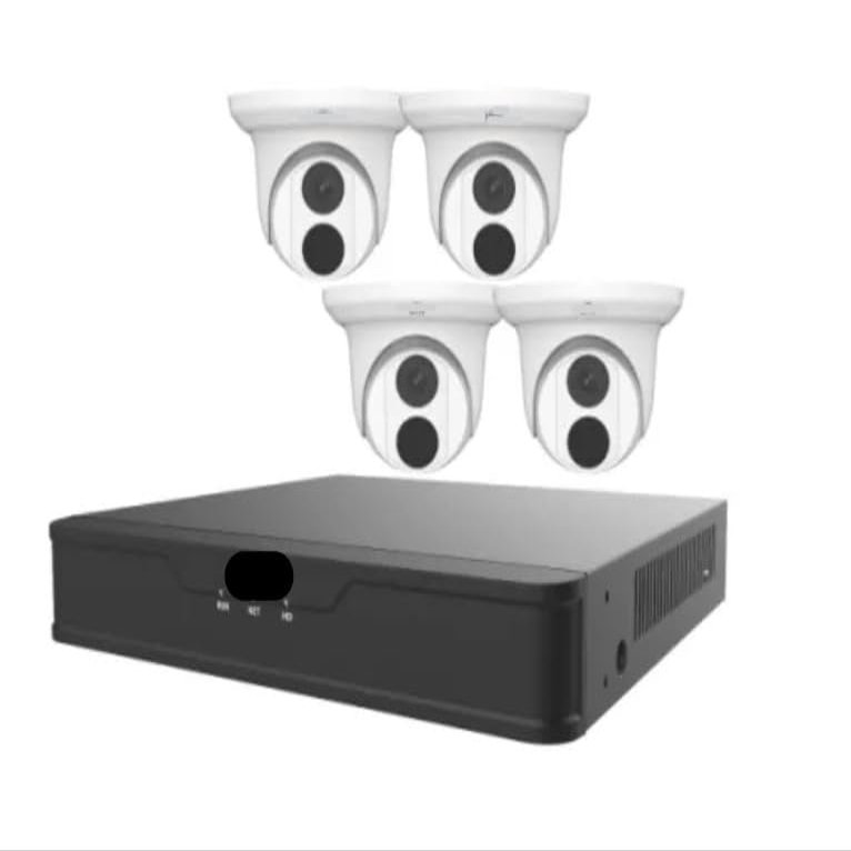 EK-S31P4T44T1-V2: 4-Channel NVR Kit with 4 Cameras, 1TB HDD (No 18m Network Cables)