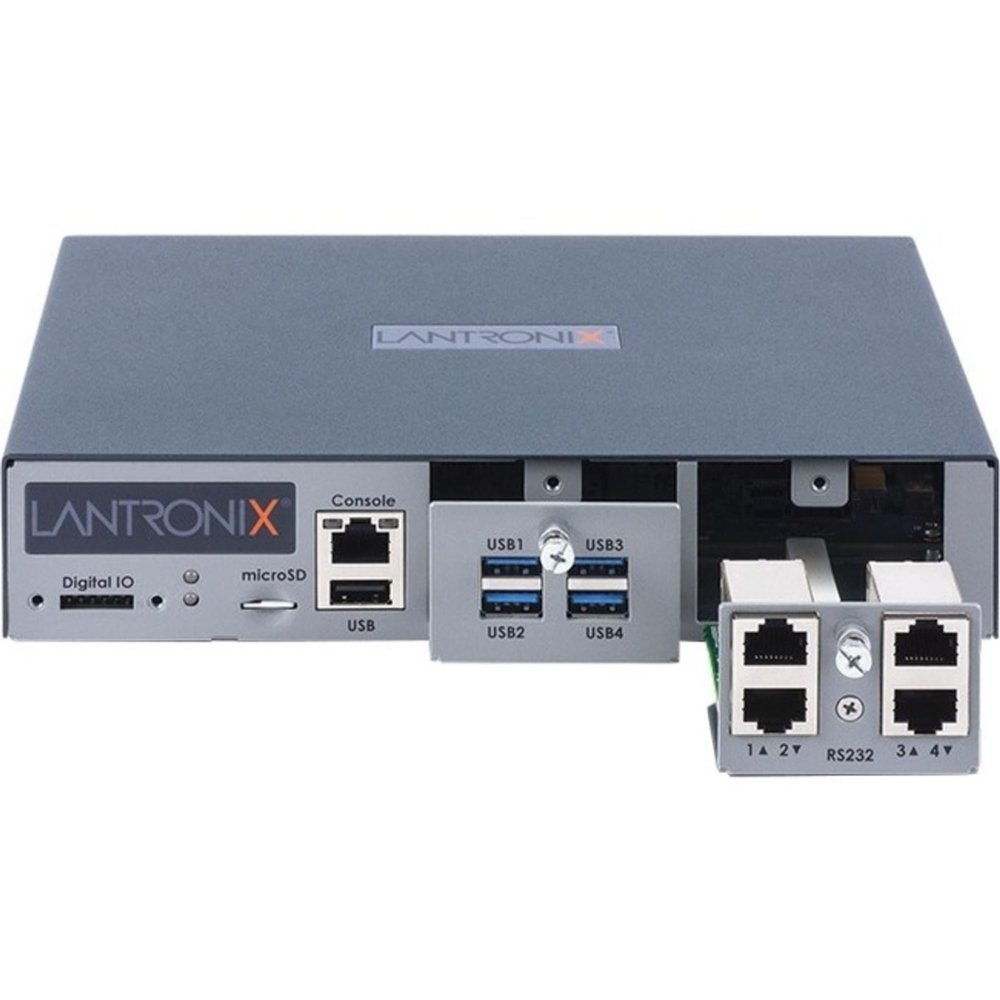 LANTRONIX EMG8500 Edge MNGMNT Gateway RS232 Serial 4-Port LTE Cell in (Renewed)