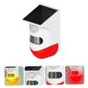 TEHAUX Solar Outdoor Infrared Alarm Sensor for Home Security Weatherproof Motion Detector LED Light for Garden and Driveway Protection view 2